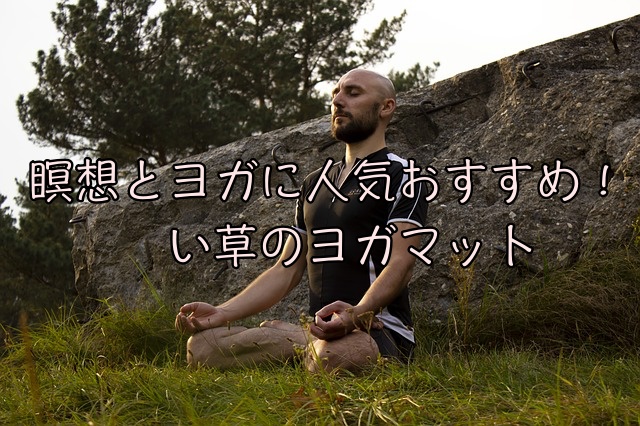 【畳ヨガマット】瞑想とヨガに人気おすすめ！い草のヨガマット
